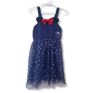 Disney Minnie 4T Tutu Twirl Navy Ear Accent Dress